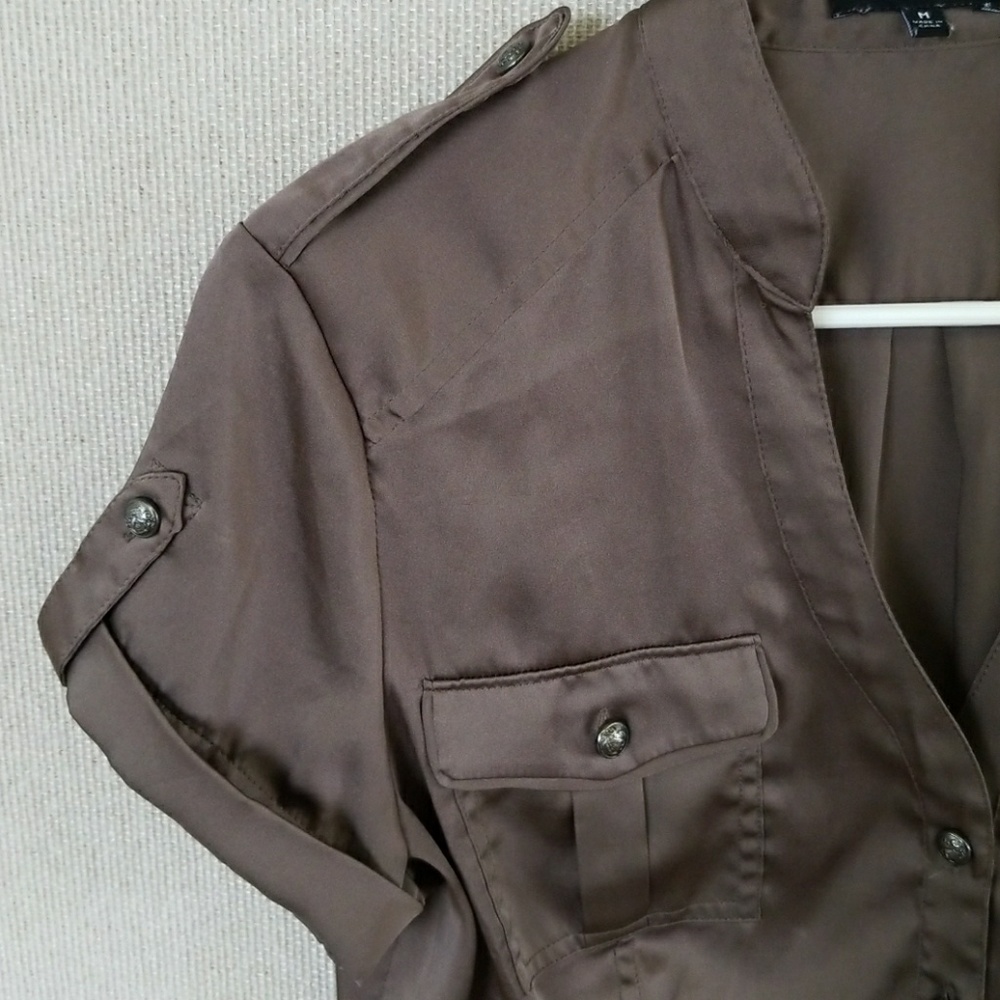 Silky Button Down